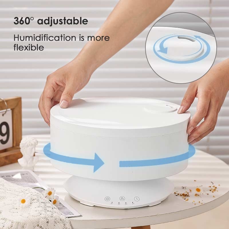 1Humidificateur d'air de brouillard frais portable à domicile de 6L avec diffuseur d'arôme d'huile essentielle