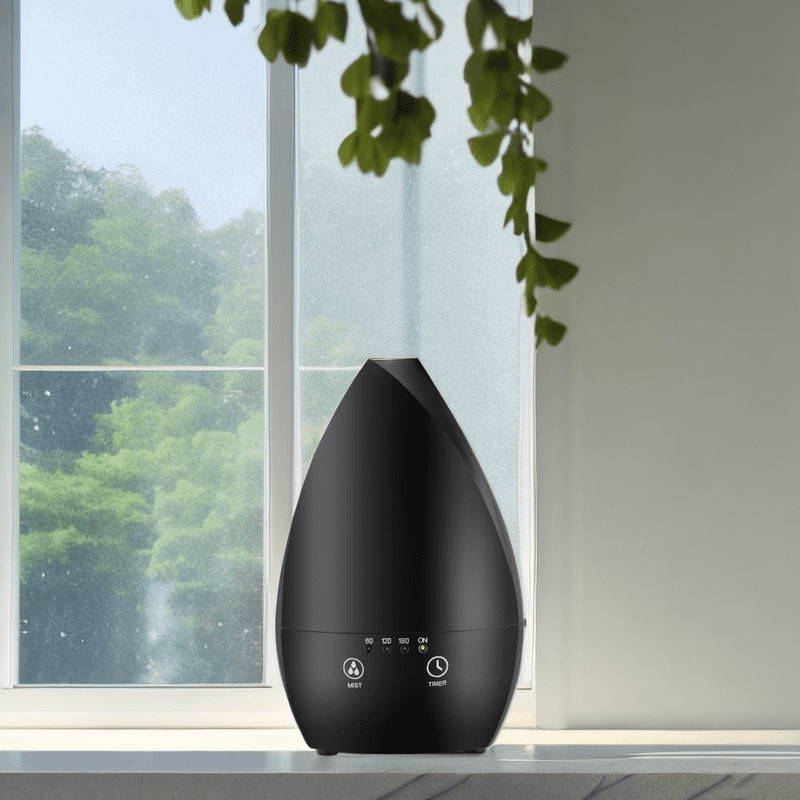 Accueil Humidificateur d'air à ultrasons portable Diffuseur d'huile essentielle avec lumière nocturne pour chambre