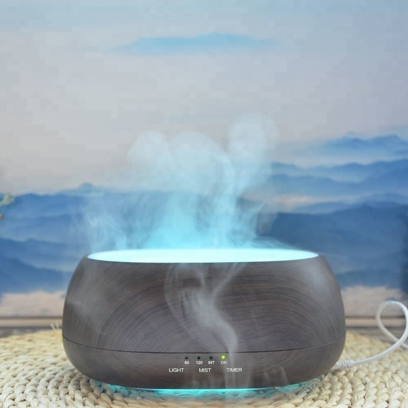 Diffuseur d'arômes portable 500 ml Diffuseur d'huile essentielle d'aromathérapie par ultrasons avec télécommande