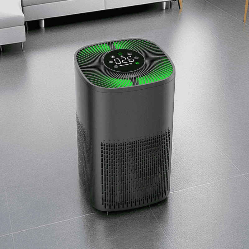 Purificateur d'air HEPA pour bureau WiFi avec lumière tricolore LED