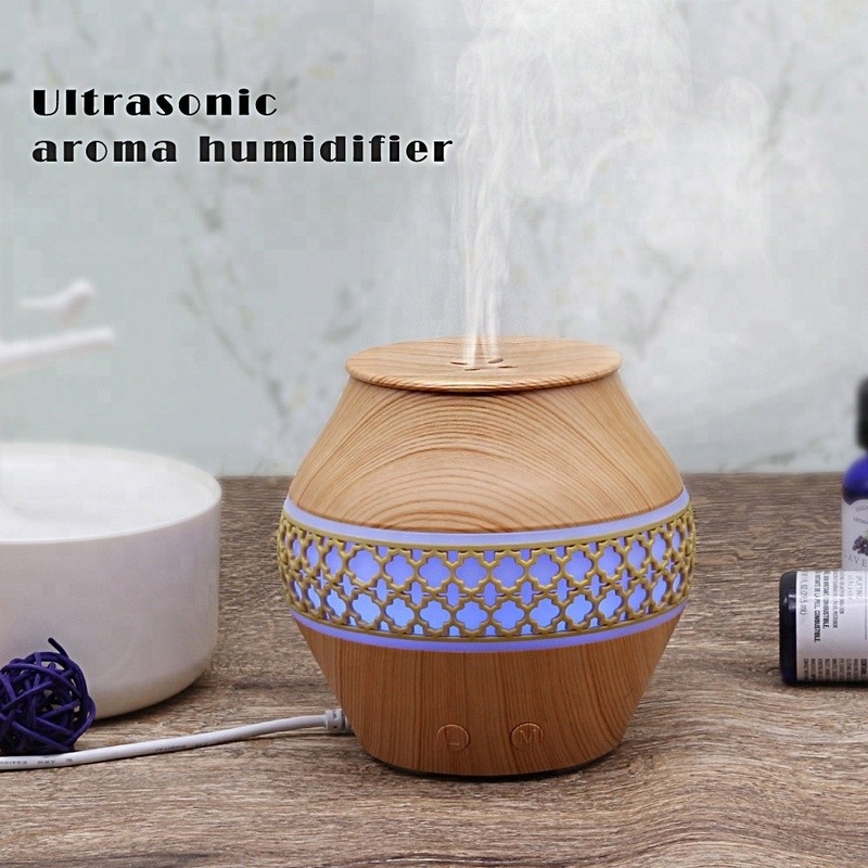 Humidificateur d'air de brouillard frais portable de 120 ml pour le ménage avec lampes à LED, diffuseur d'arôme à l'huile essentielle