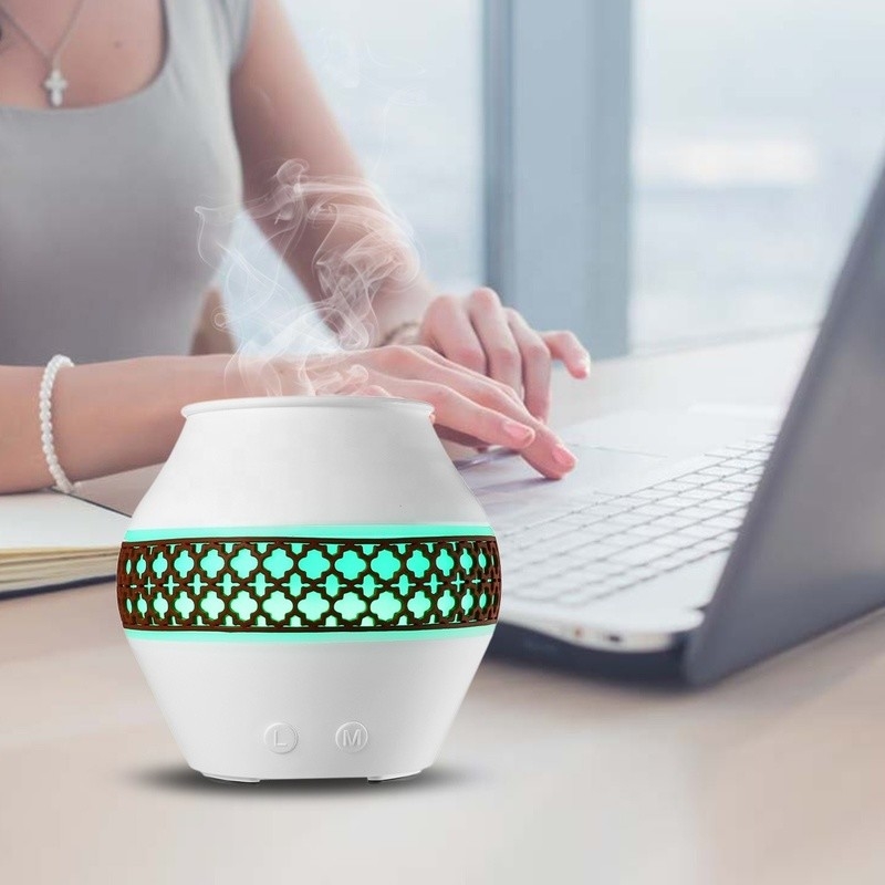 Accueil Portable humidificateur d'air de brouillard frais avec lumière de nuit aromathérapie huile essentielle Deuser diffuseur d'arôme