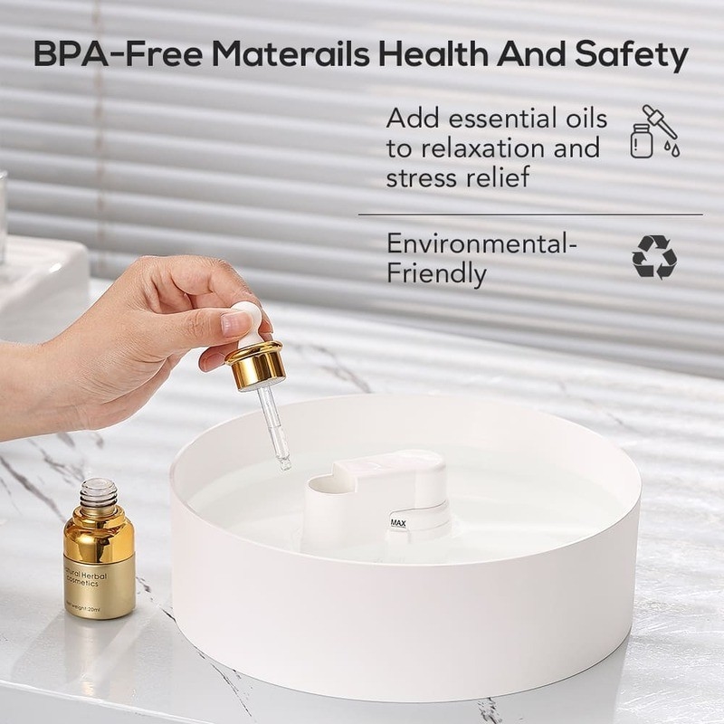1Humidificateur d'air de brouillard frais portable à domicile de 6L avec diffuseur d'arôme d'huile essentielle