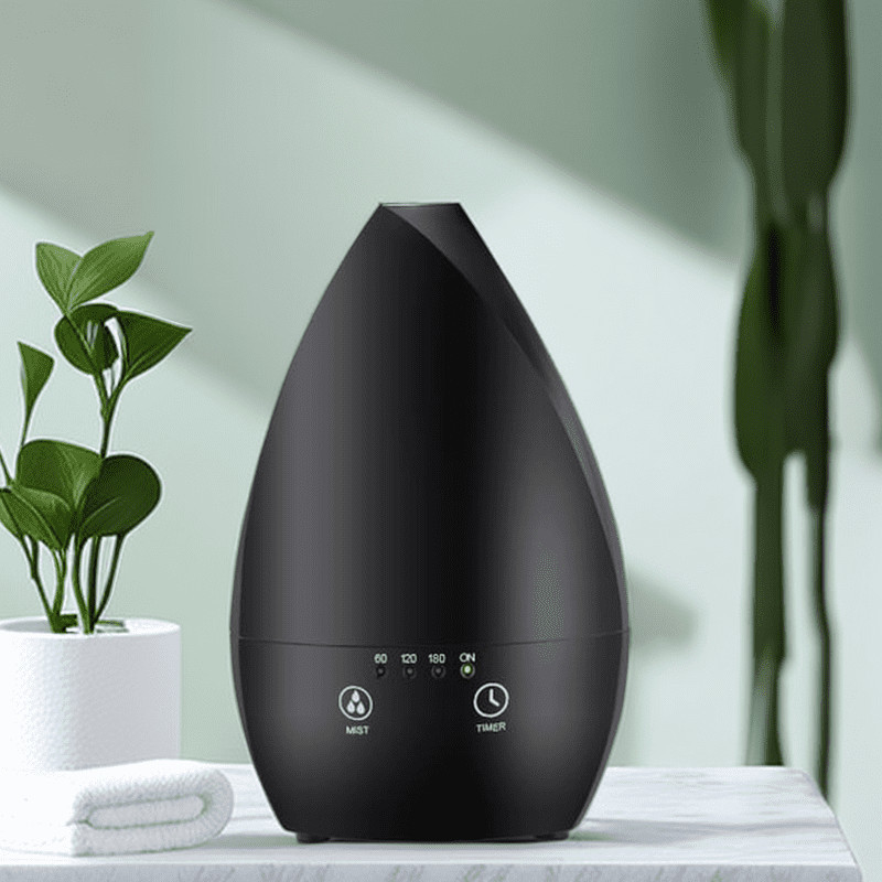 Accueil Humidificateur d'air à ultrasons portable Diffuseur d'huile essentielle avec lumière nocturne pour chambre